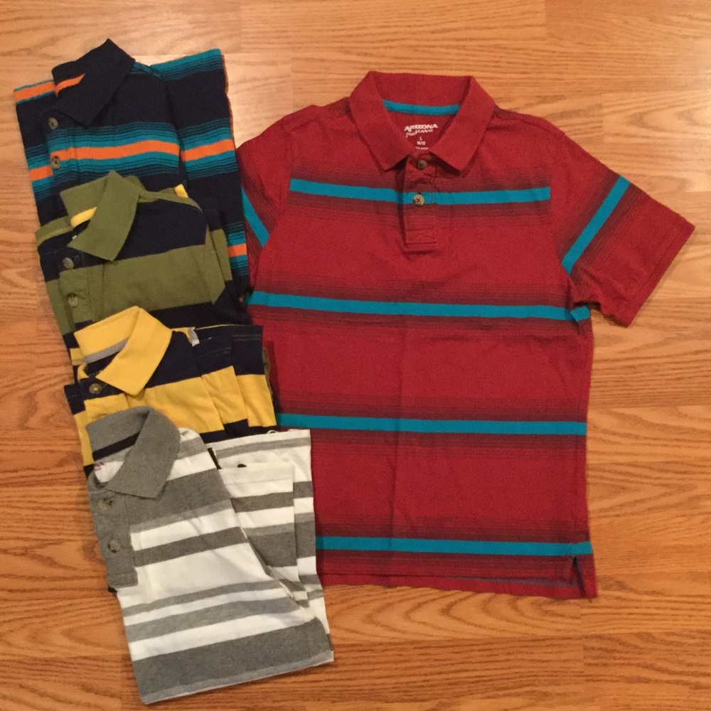 (Lot of 5) Arizona Polo Shirts